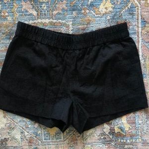 J. Crew Black Pattern Shorts- New With Tags